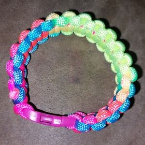💍Handmade Rainbow paracord bracelet